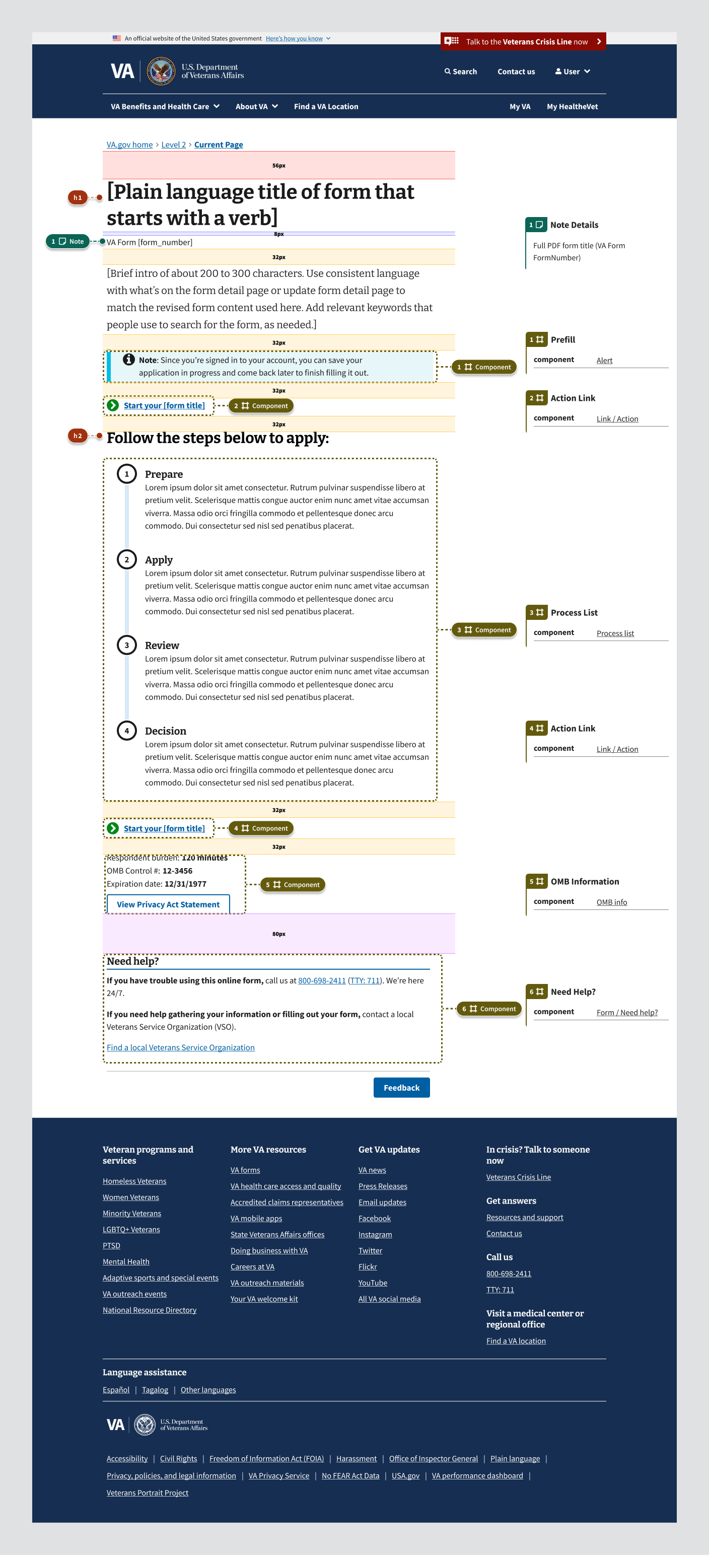 An example of an introduction page for unauthenticated users.